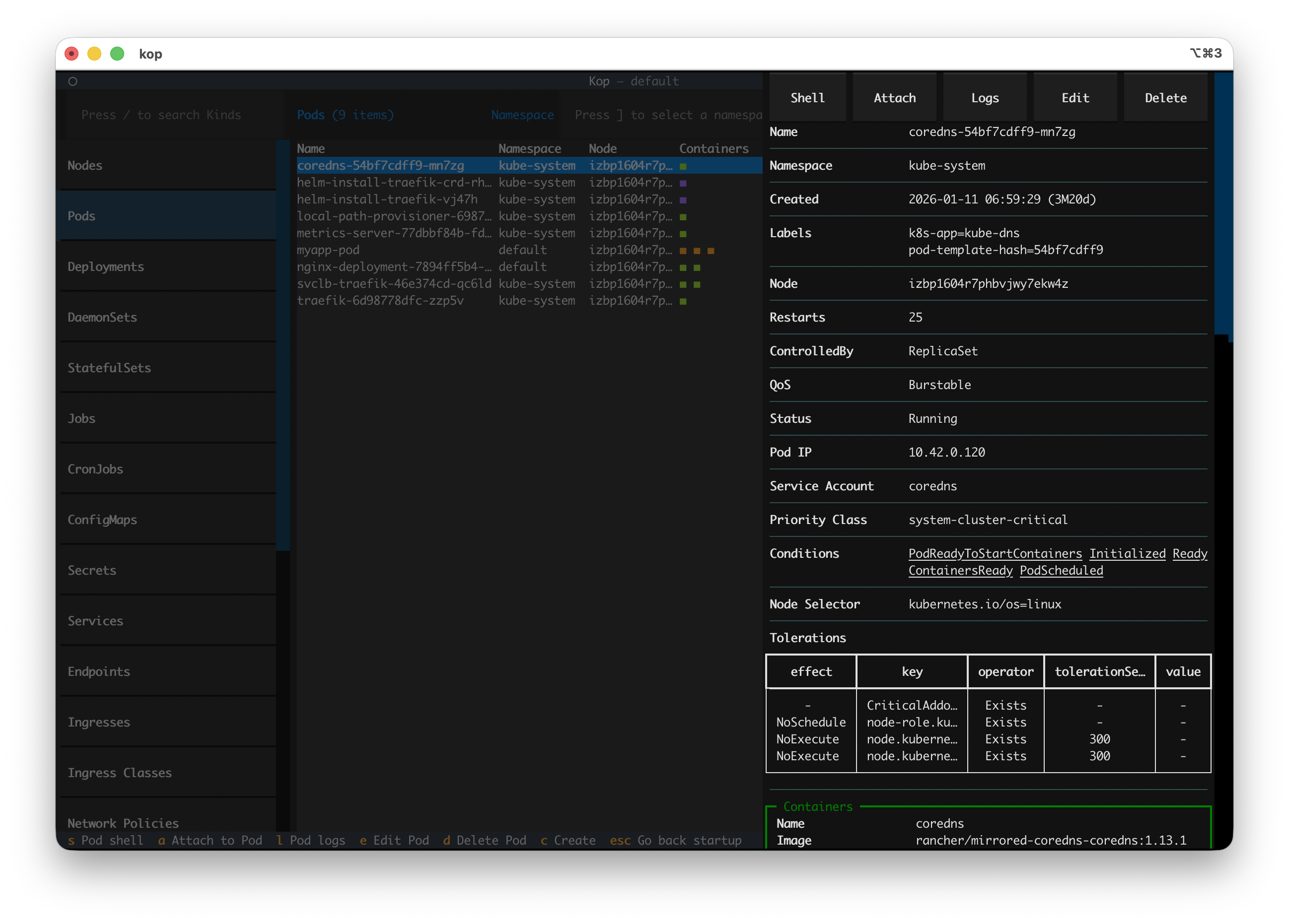 resource detail